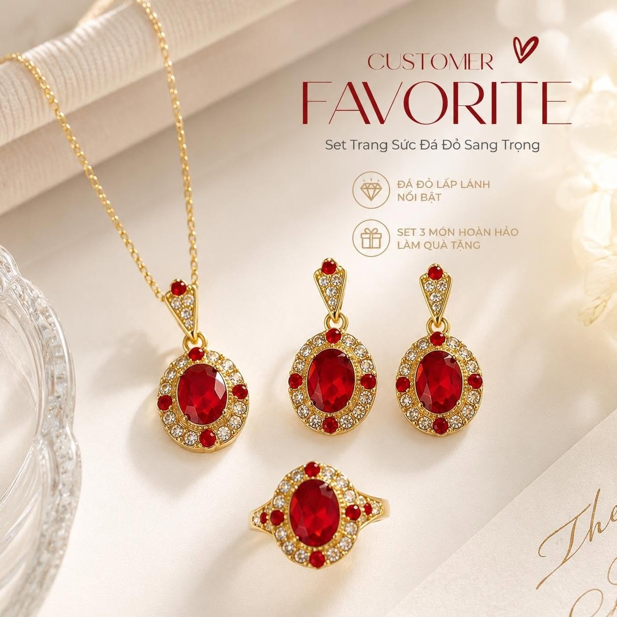 Set Ruby Hoàng Gia
